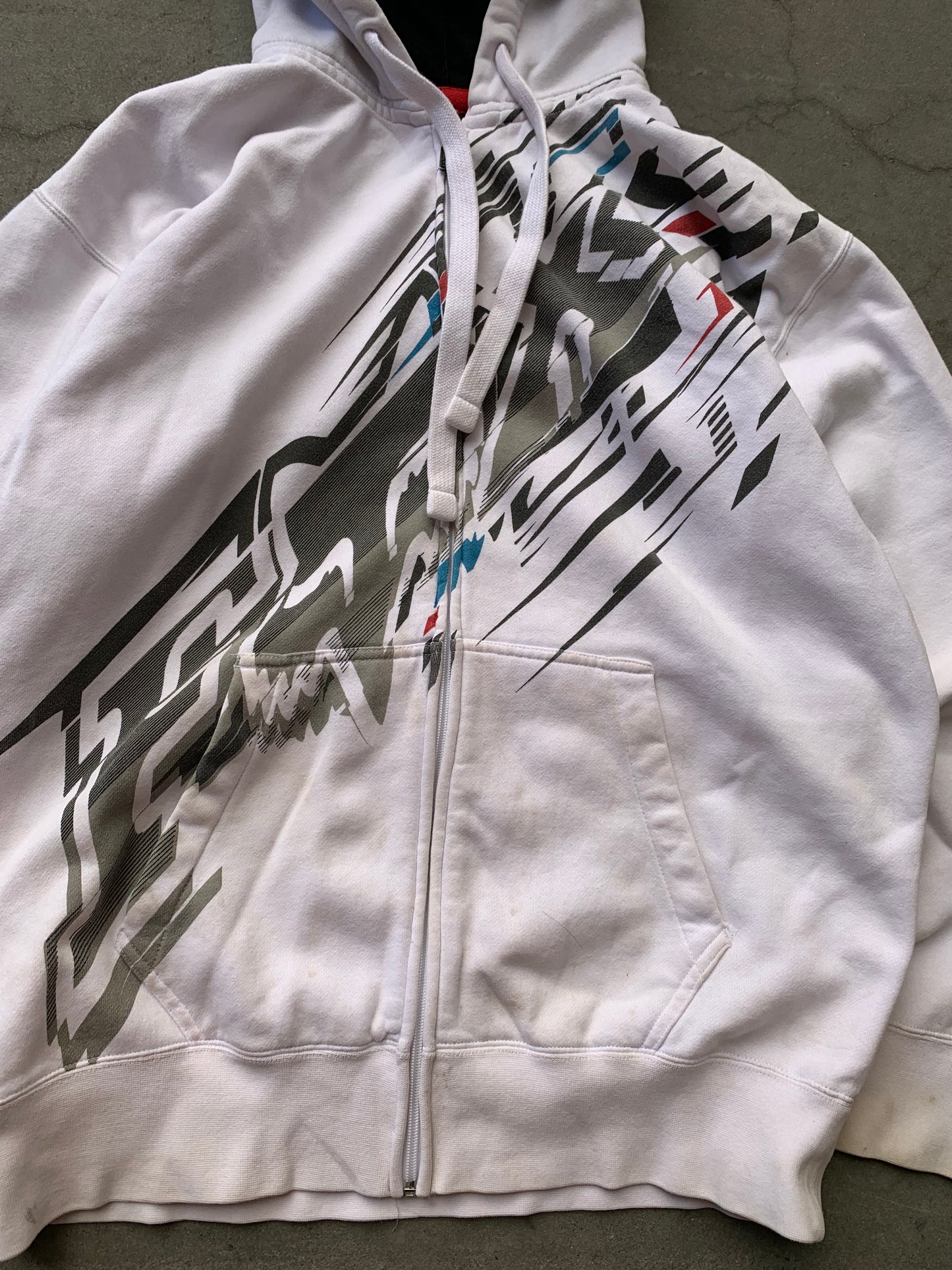 (2X) 00’s Fox Racing Zip Up Hoodie