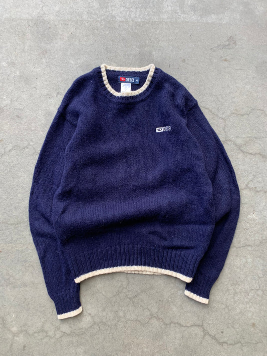 (Womens XL/ Mens M) Y2K Diesel Knit