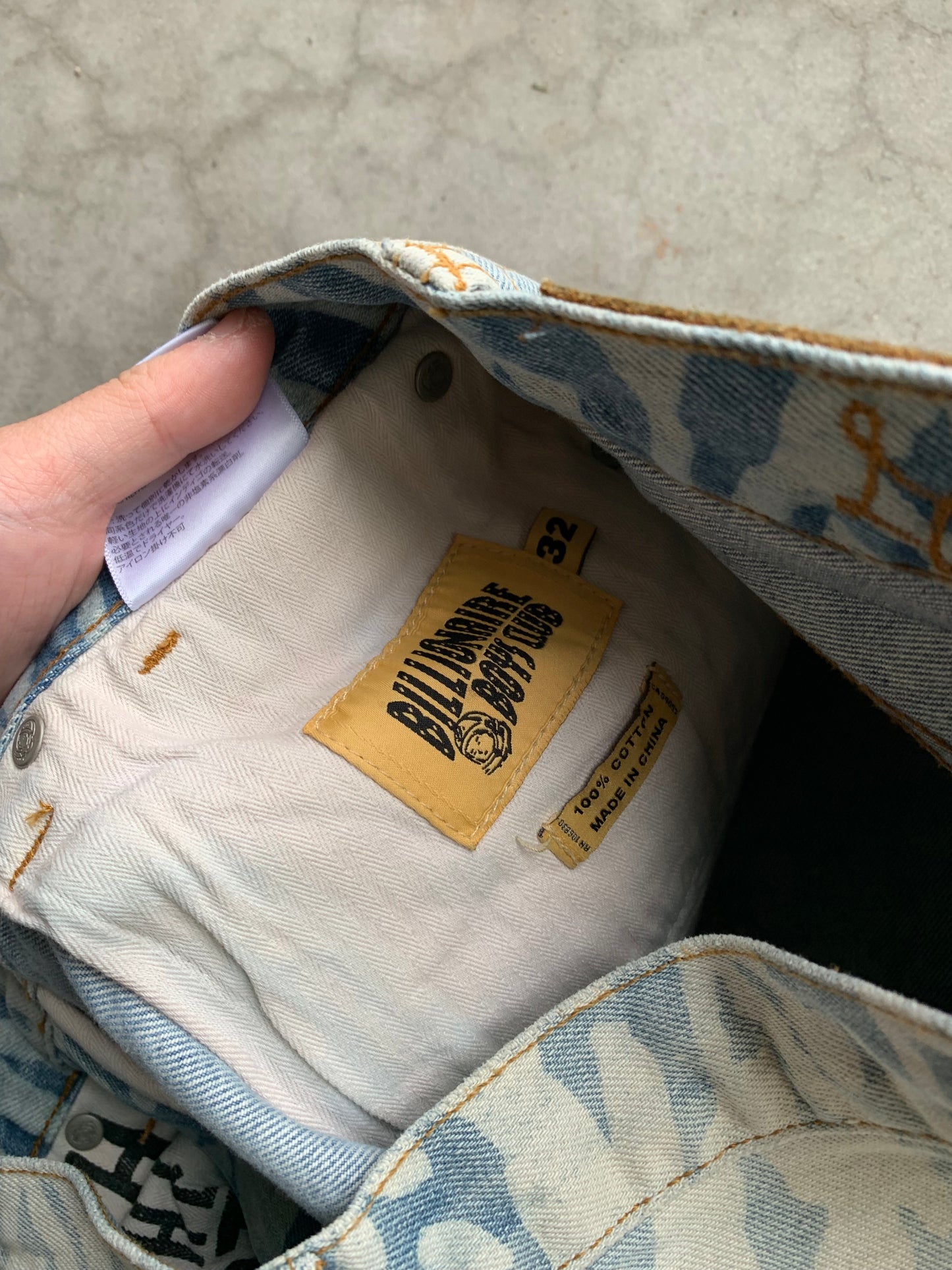 (32”) BBC AOP Jeans