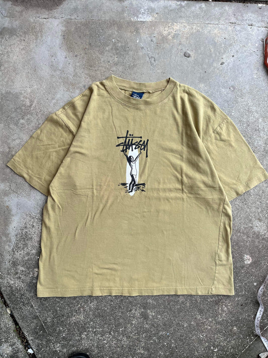 (L/XL) Vintage Stussy Dijon Tee