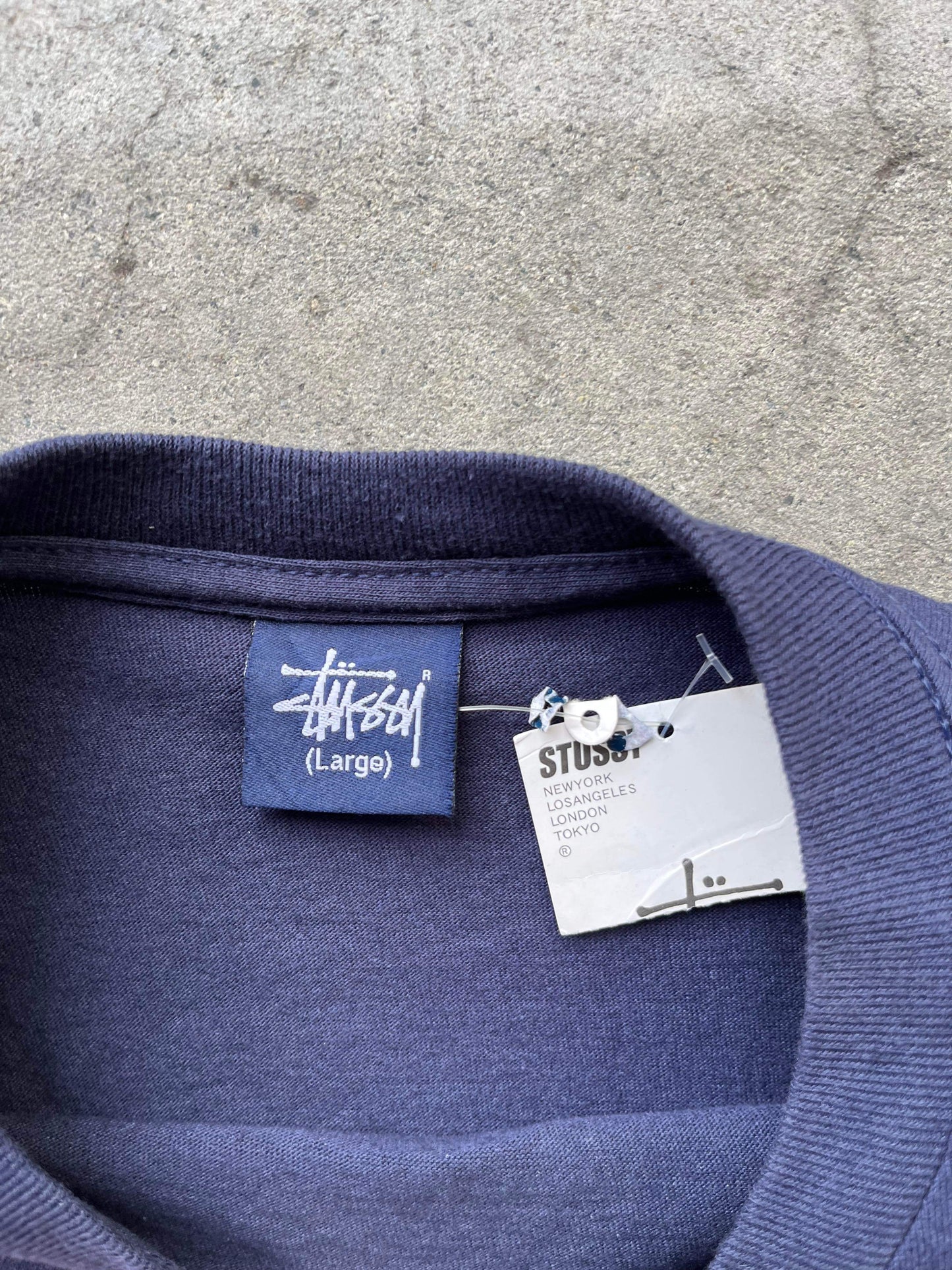 (L) 90’s Deadstock Stussy Bedazzle LS
