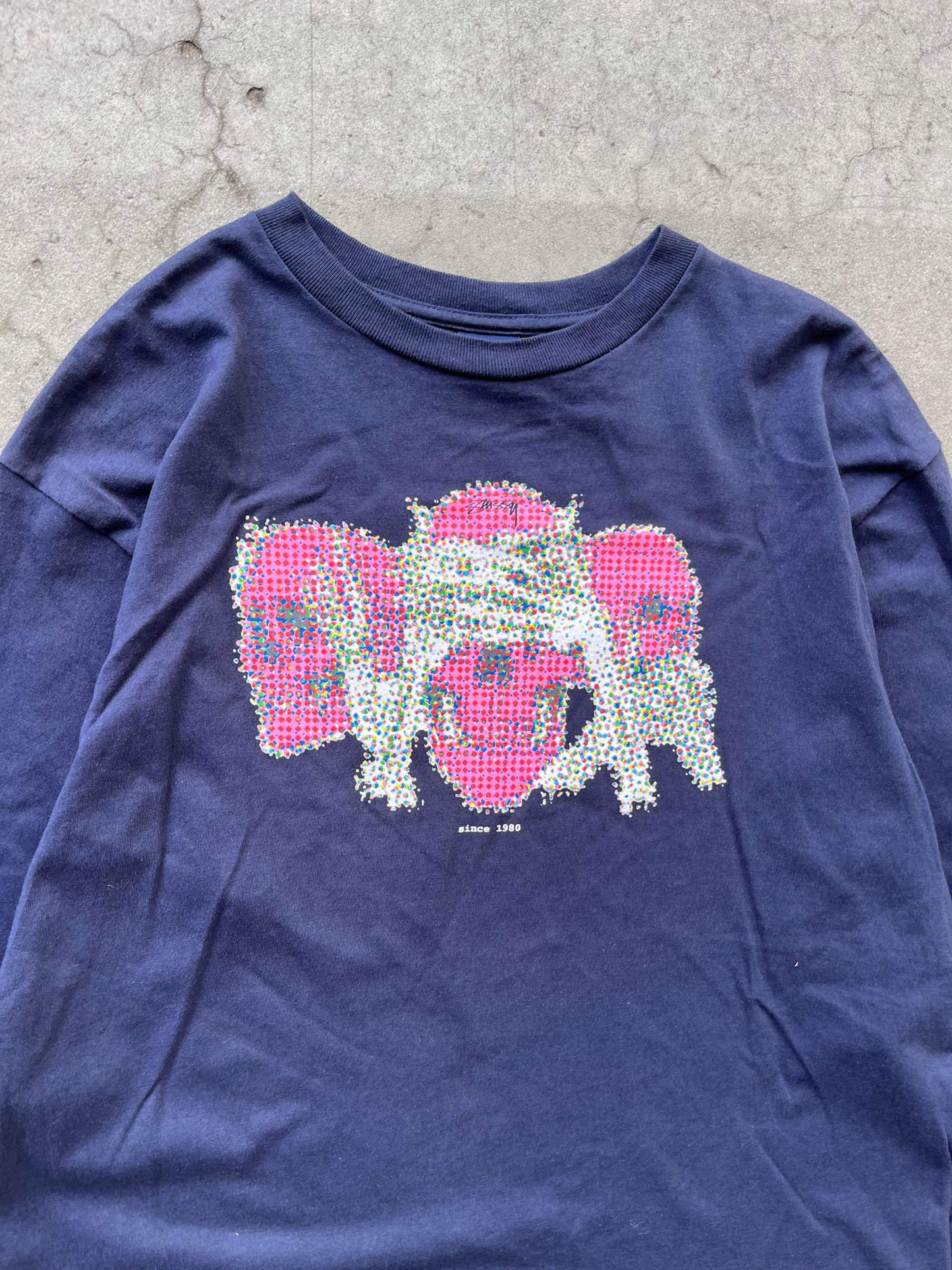 (L) 90’s Deadstock Stussy Bedazzle LS