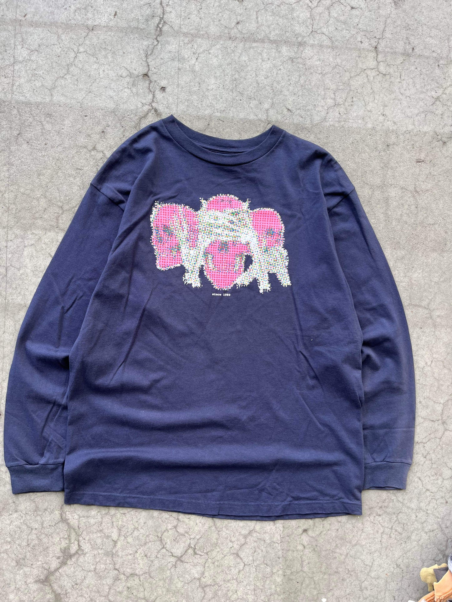 (L) 90’s Deadstock Stussy Bedazzle LS