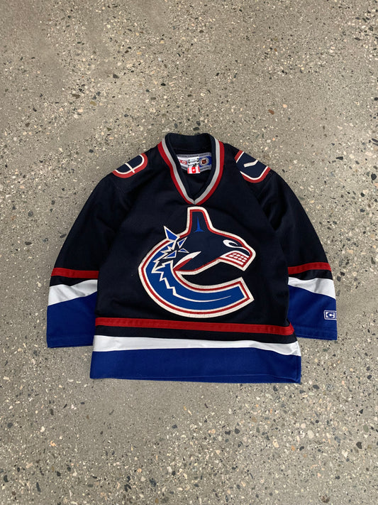 (XXS/ Youth S-M) Vintage CCM Vancouver Canucks Jersey