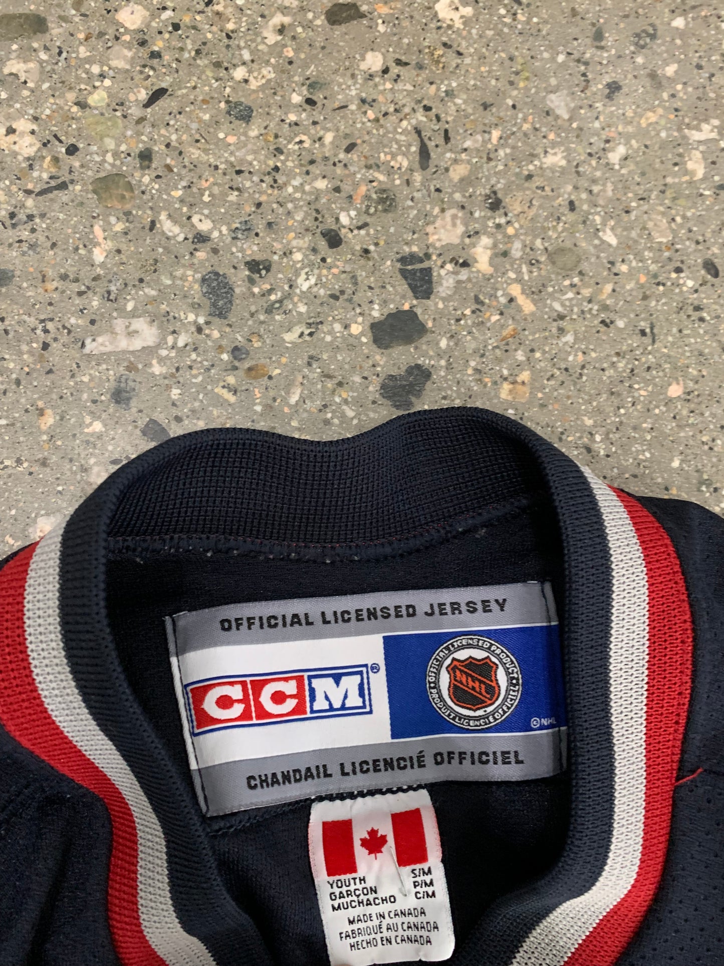(XXS/ Youth S-M) Vintage CCM Vancouver Canucks Jersey