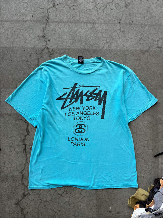 (XL) Sunfaded Stussy International Tee