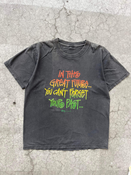 (M) Sunfaded Distressed Stussy Tee
