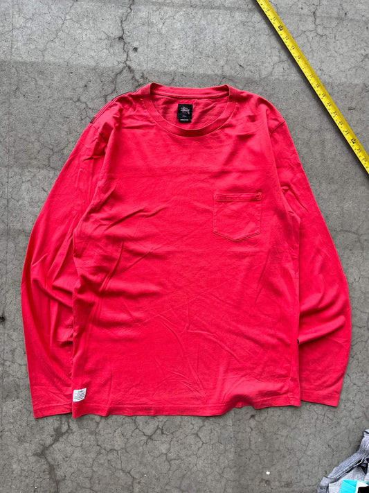 (L/XL) Stussy Pocket LS