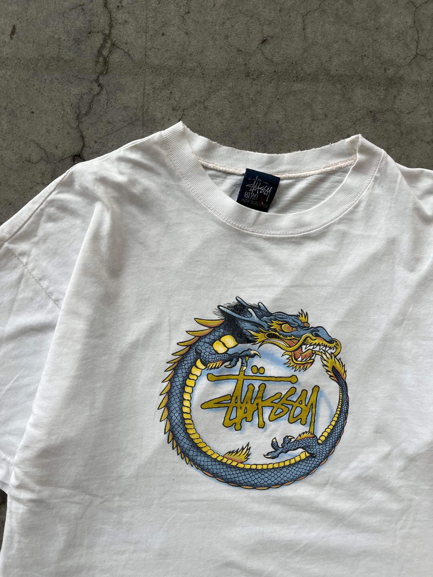 (S/M) 90’s Stussy Dragon Tee