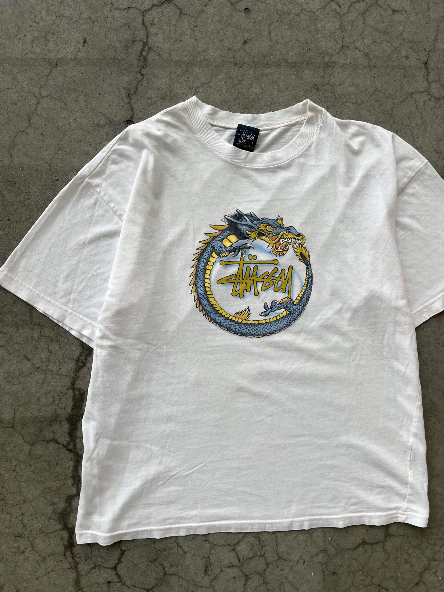 (S/M) 90’s Stussy Dragon Tee