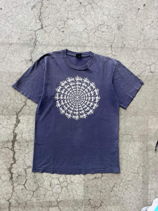 (M) 90’s Stussy Wheel Tee