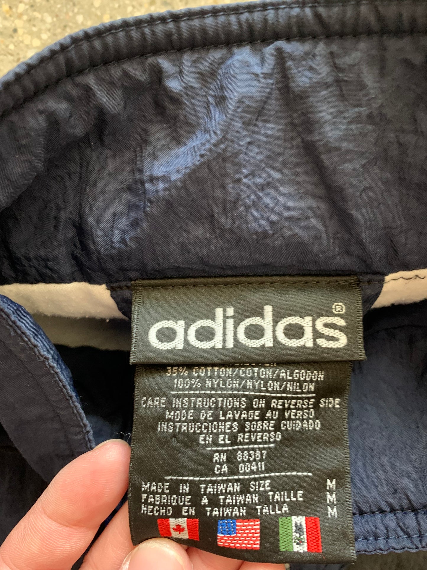 (M/L) 80’s Adidas Colorblocking Windbreaker
