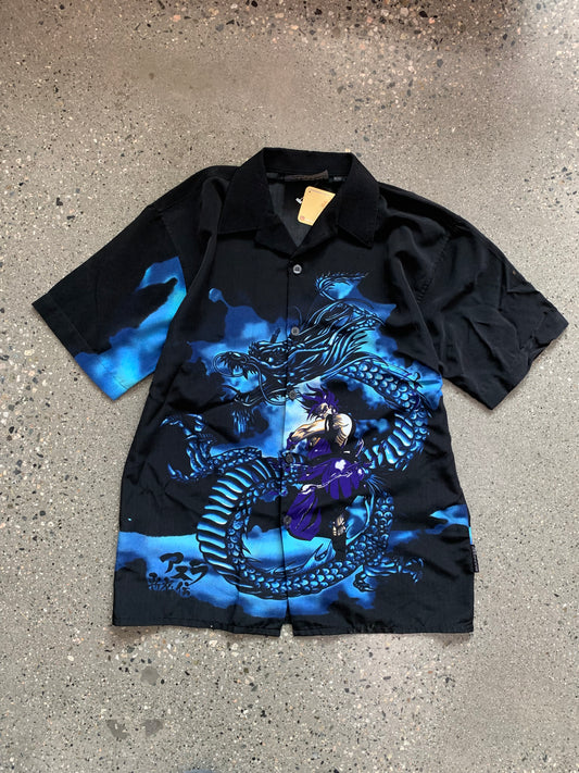 (S) Mecca Dragon Button Up