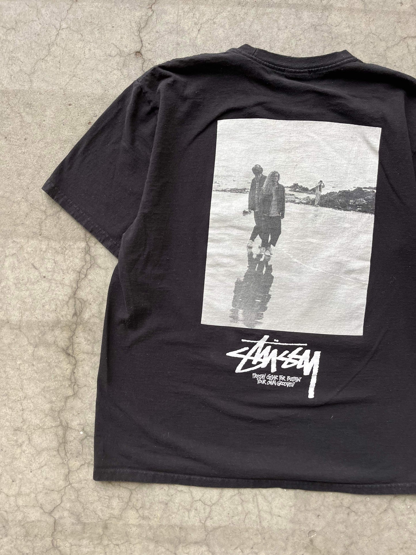 (L/XL) Stussy Fresh Groove Tee