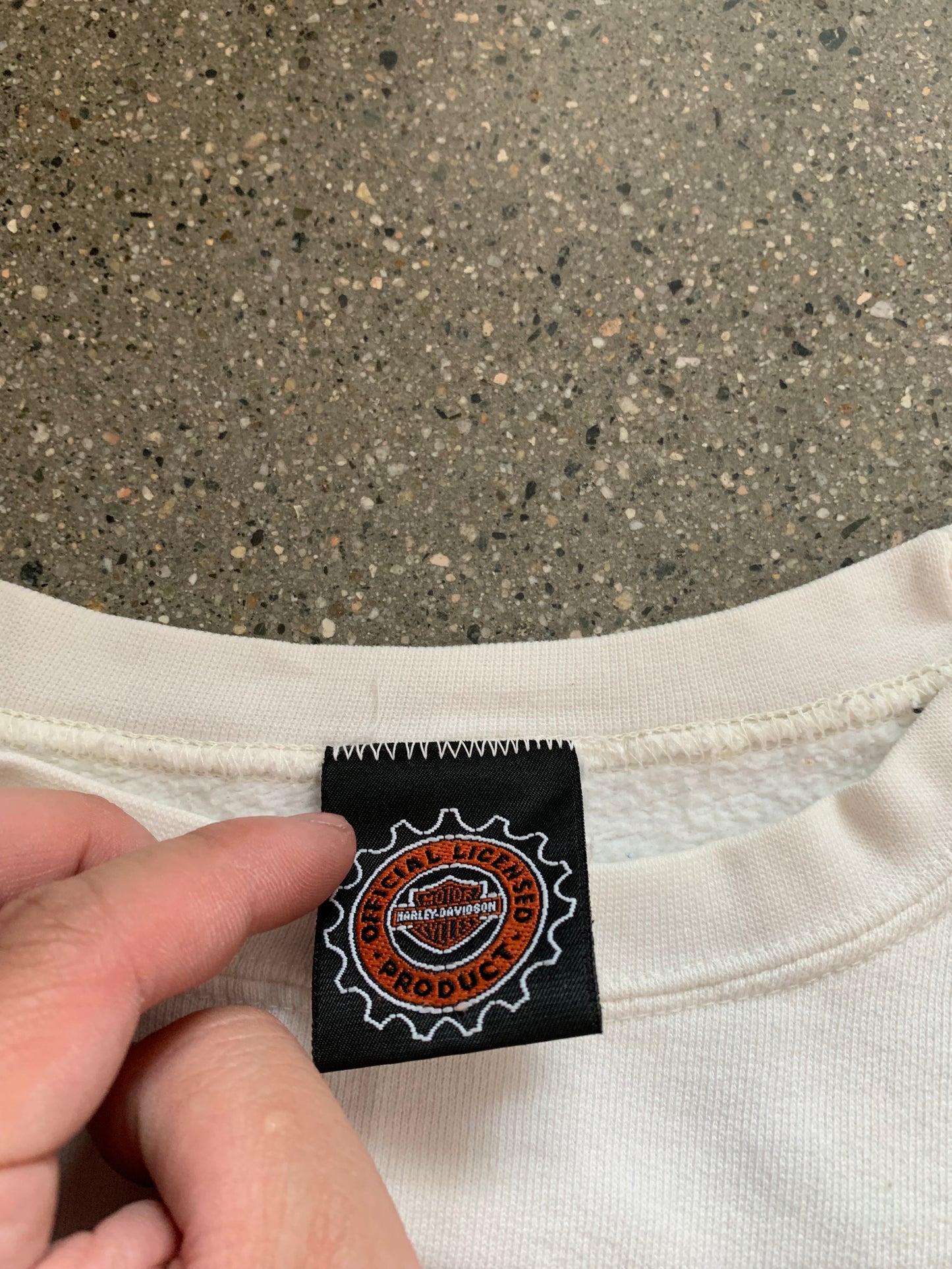 (M) 80s/90s Boxy Harley Davidson Crewneck