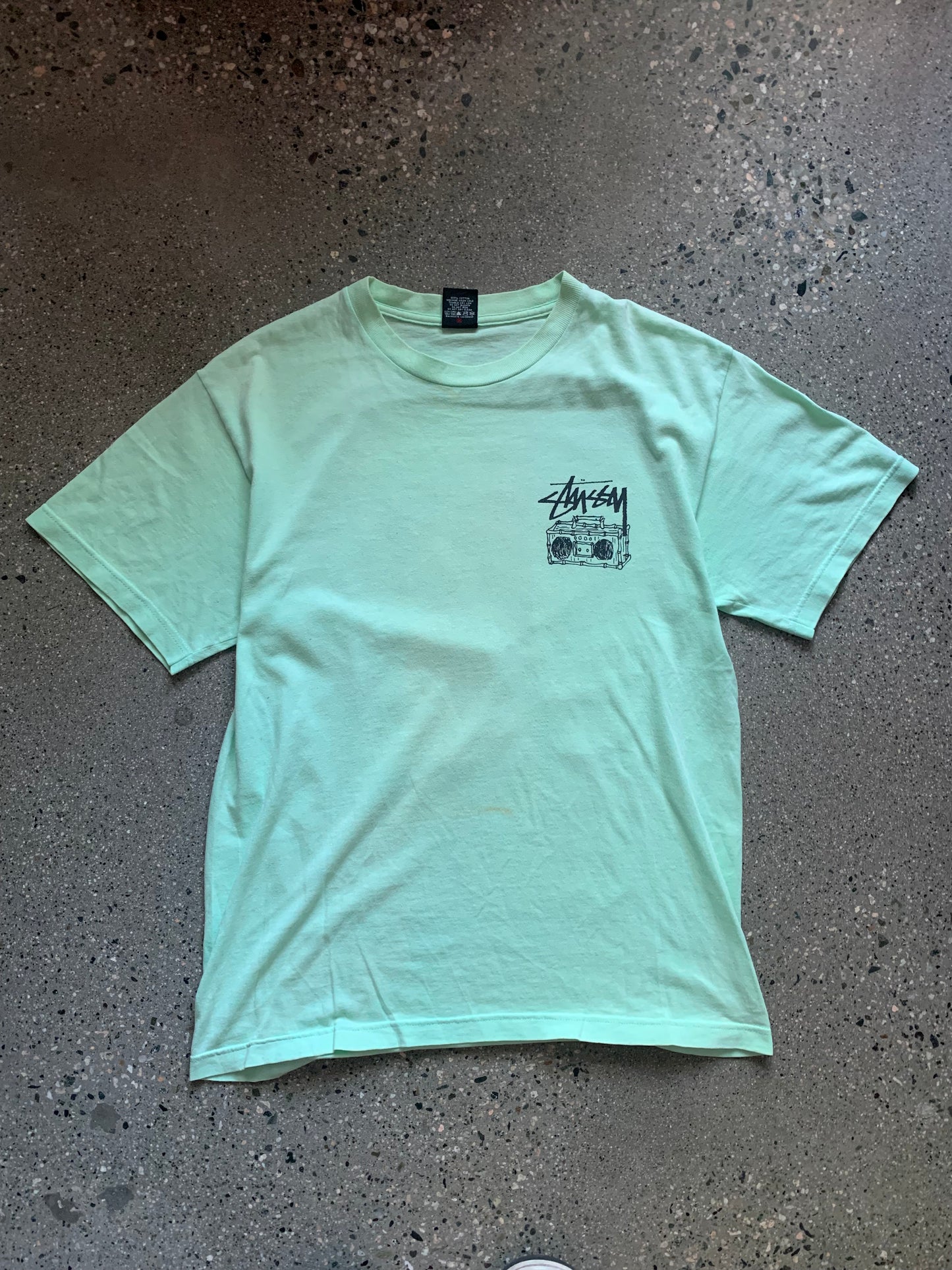 (M) Mid 2000s Stussy Speaker Tee