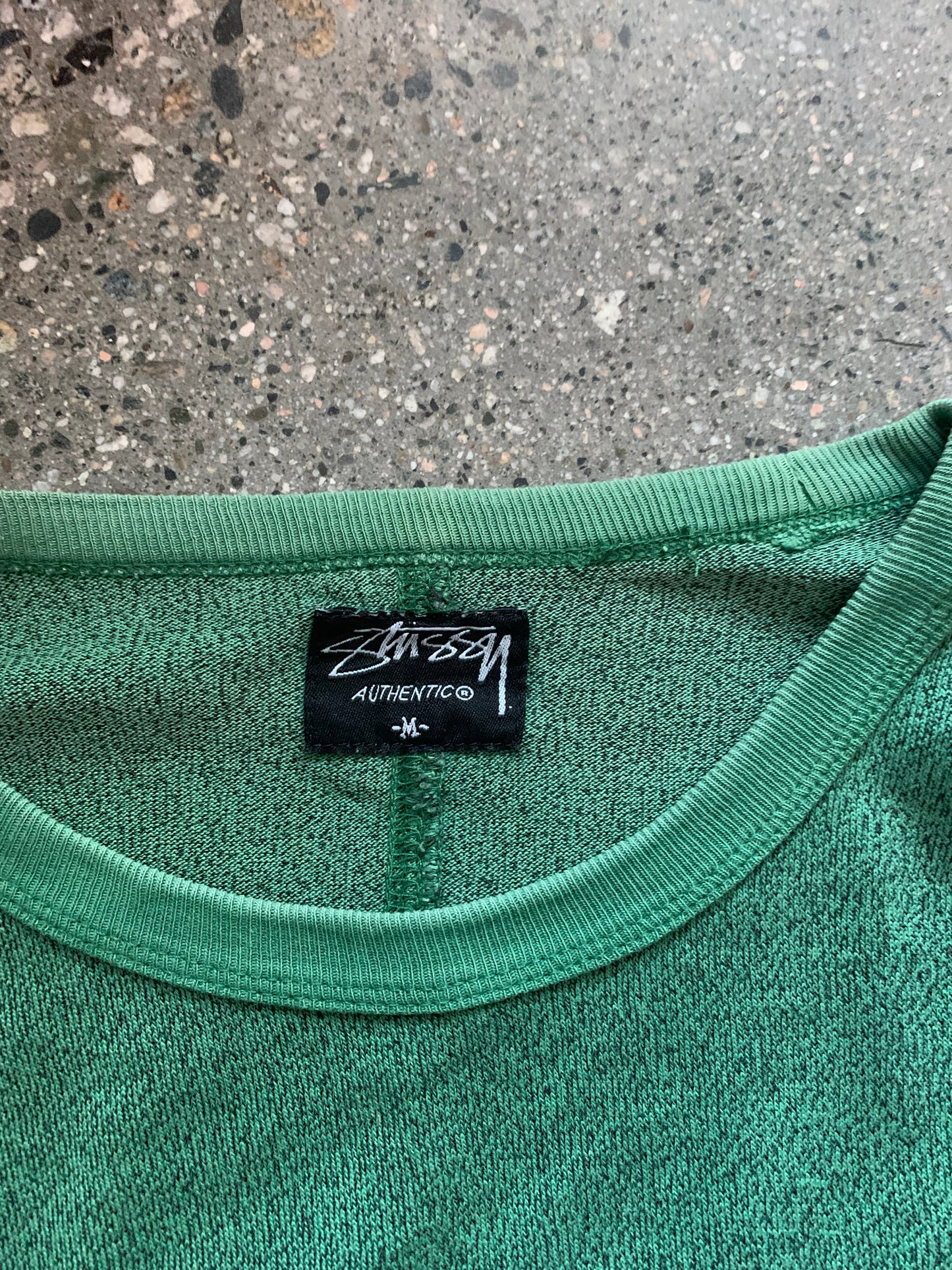 (M) Stussy Fresh Gear Green Top