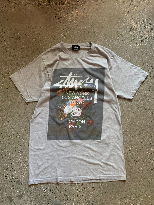 (M) Stussy Intl Floral Tee