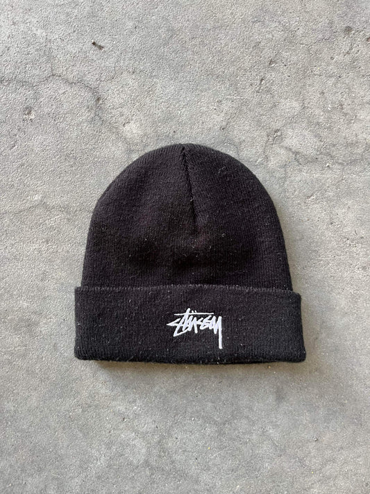 (OSFA) Stussy Black Beanie
