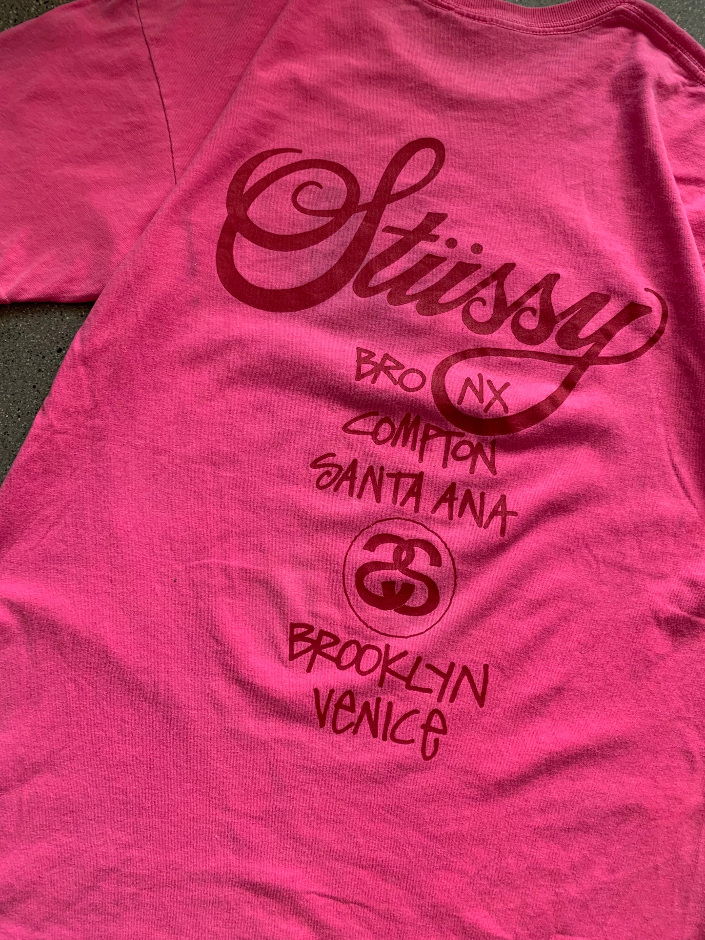 (M/L) Stussy Pink Tee