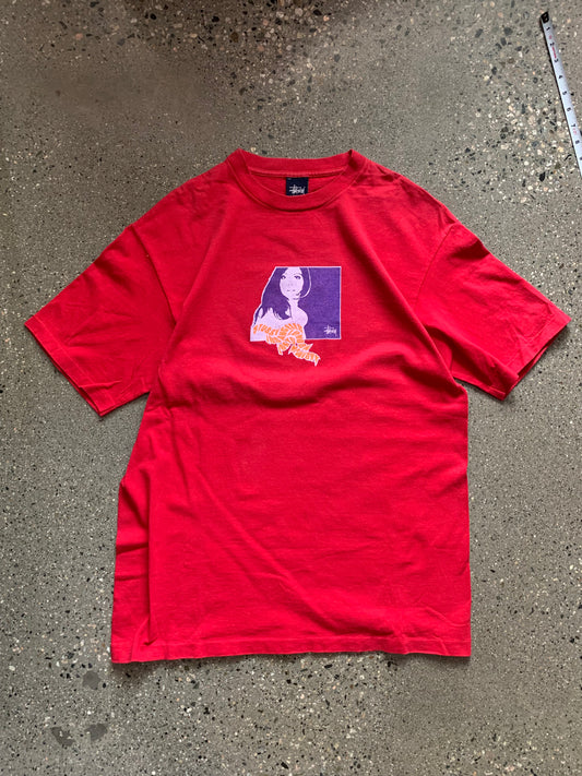 (L) 90’s Stussy Red Tee