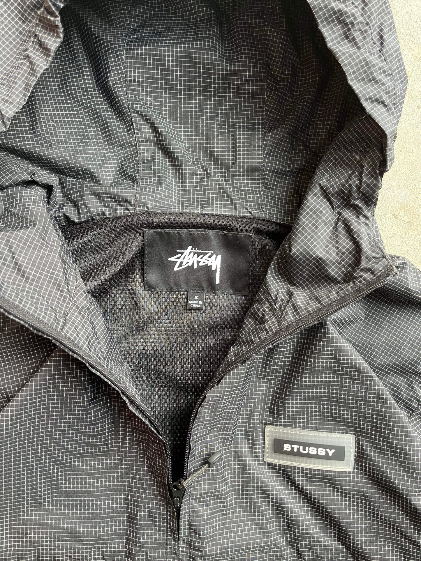 (S/M) Stussy 3M Reflective Windbreaker