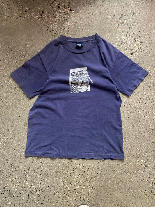 (S) 90’s Stussy Navy Tee