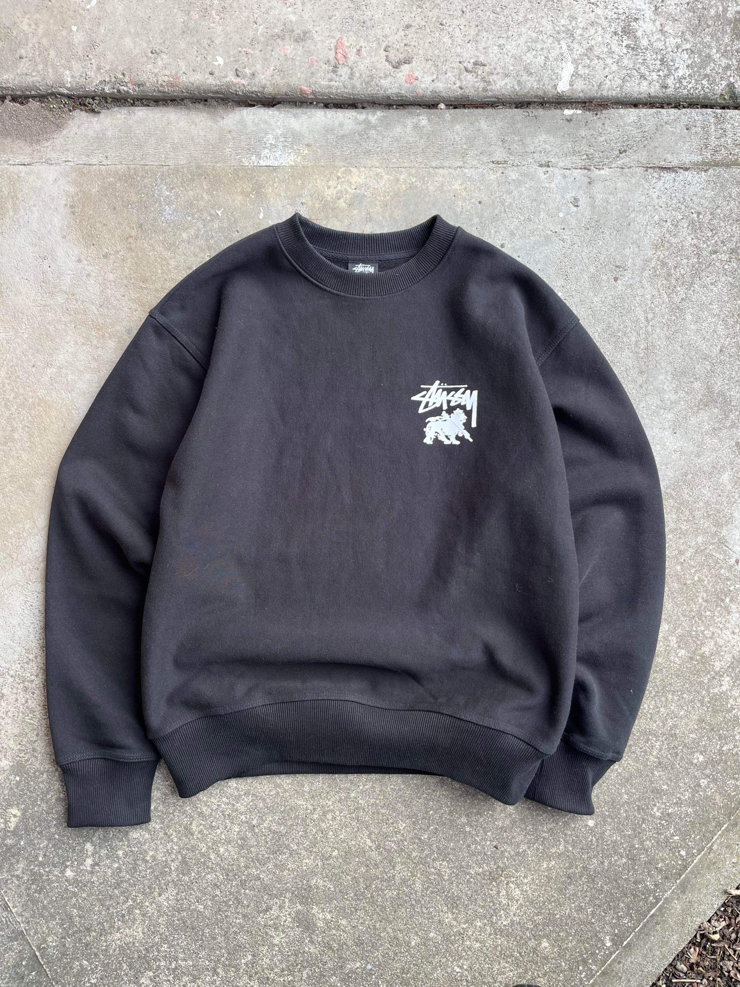 (S/M) Stussy Lion Crewneck