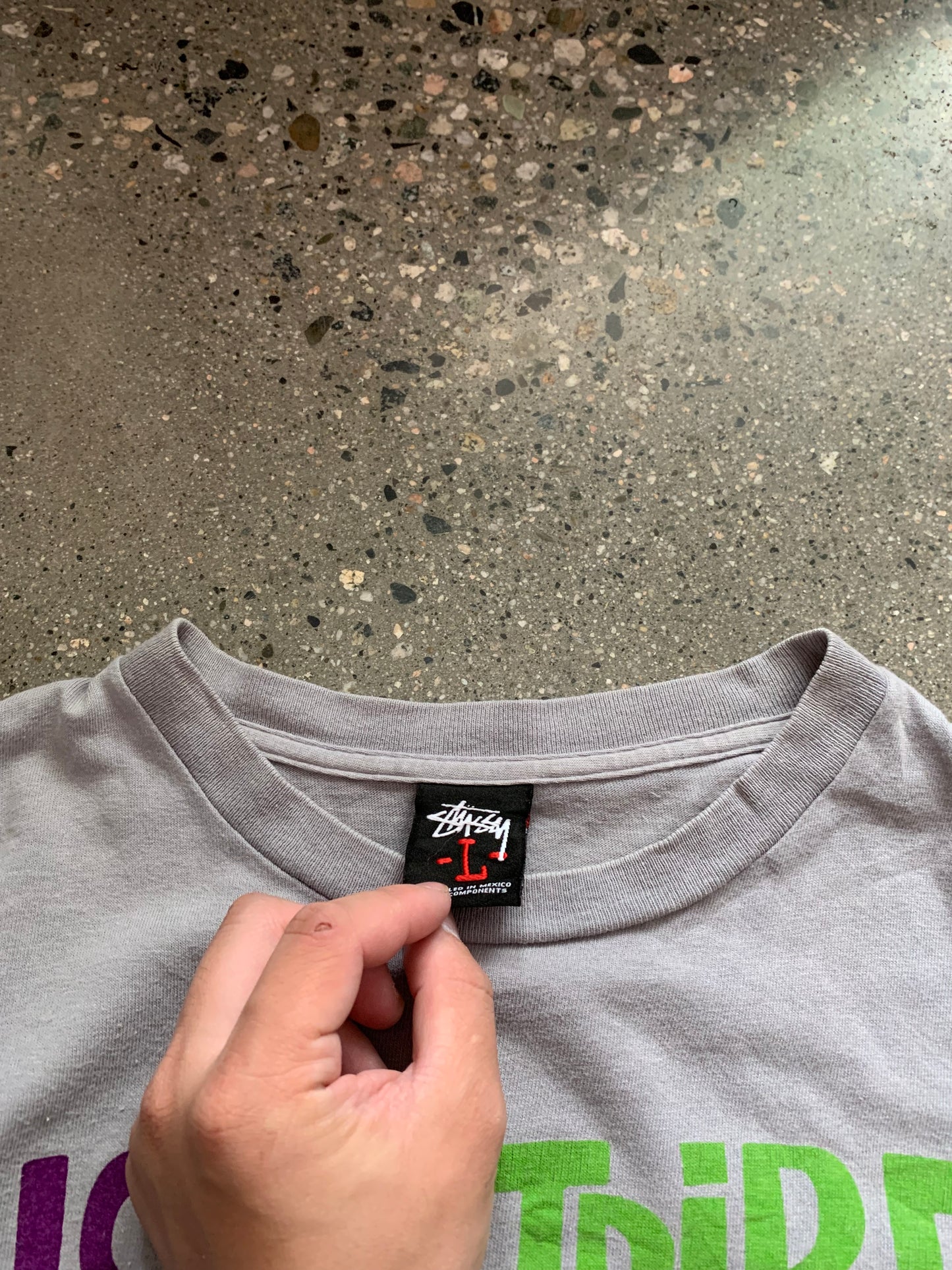 (L/XL) Mid 2000s Stussy Tribe Worldwide Tee