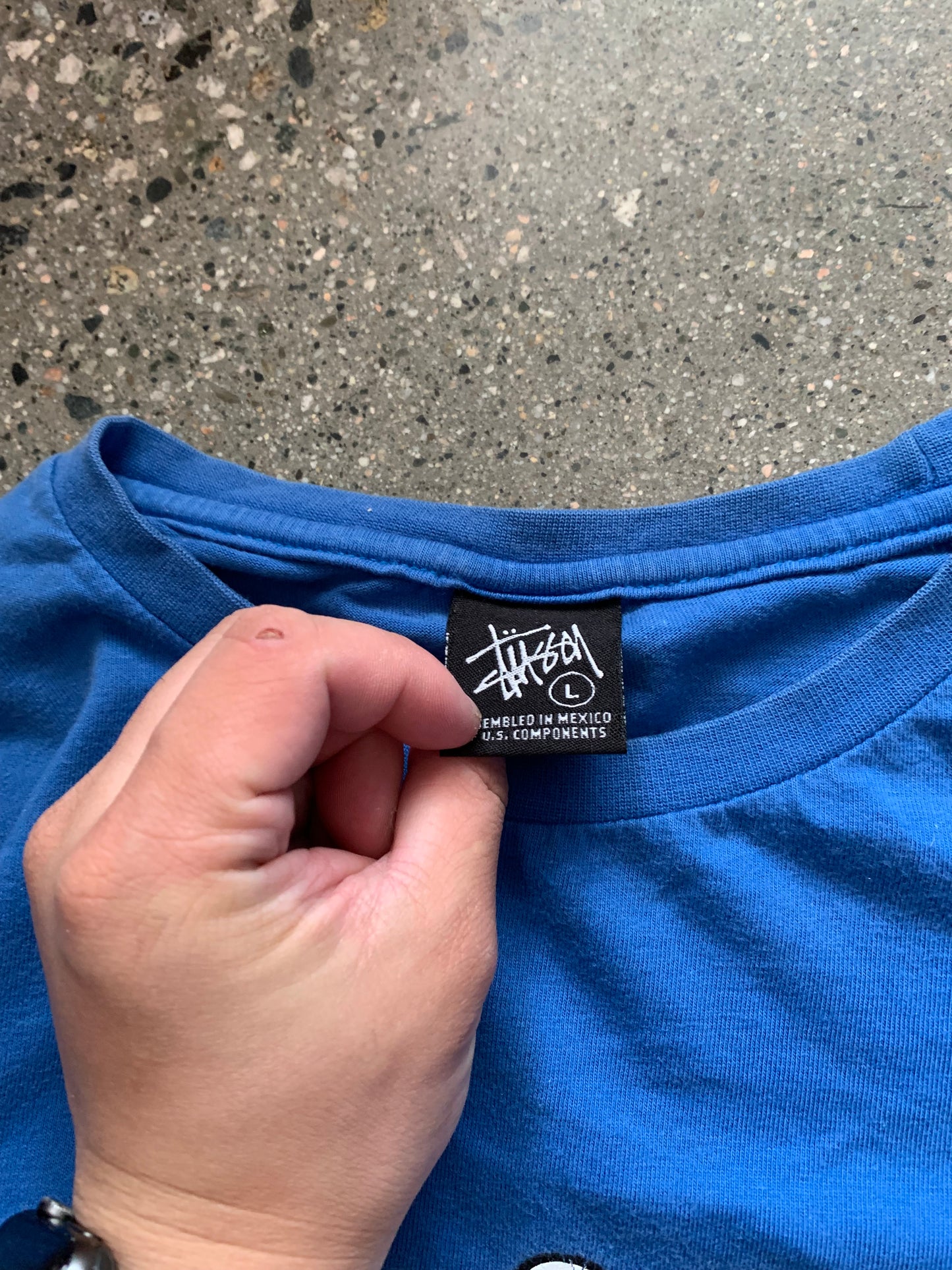 (S) 2000s Stussy Comic Print LS