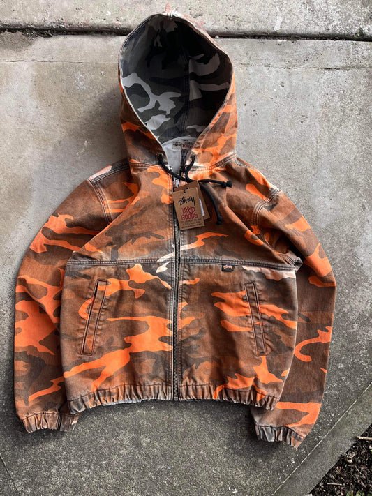 (XS/S) Stussy Camo Workwear Jacket BNWT