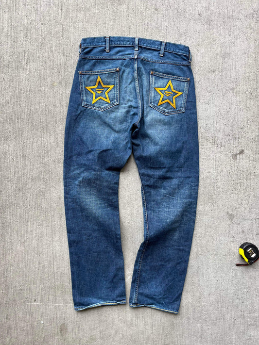 (32”) OG Bape Made in Japan Denim Jeans