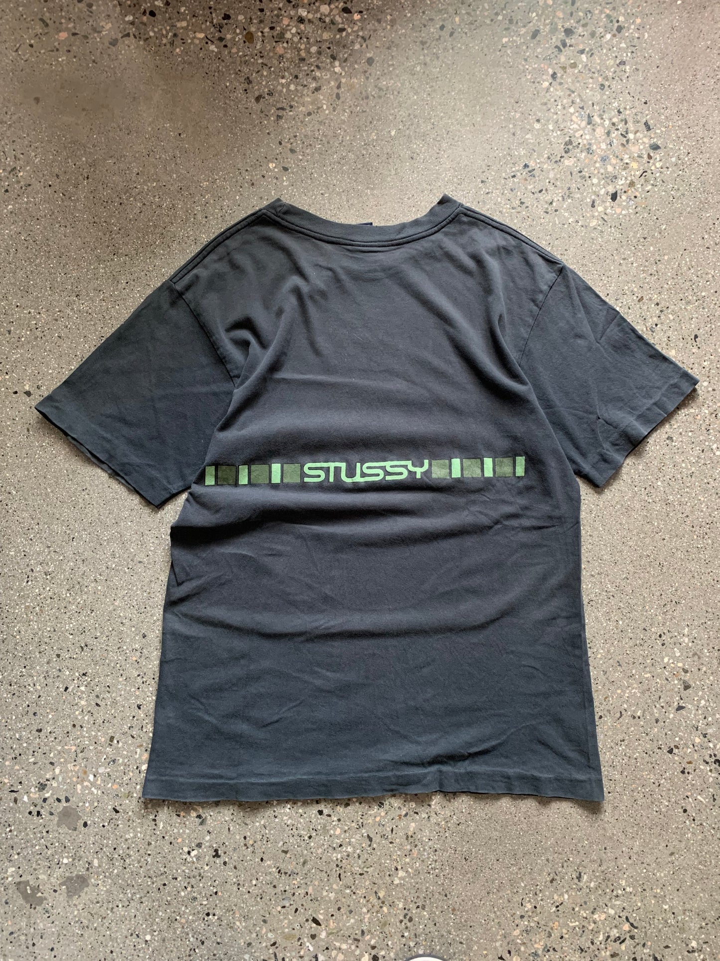 (M) 90’s Stussy Doublesided Script Tee