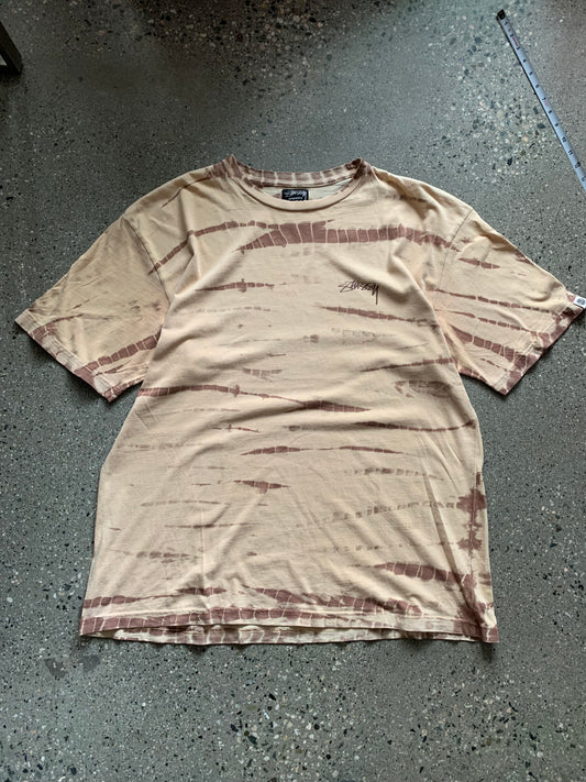 (XL/2X) 2000s Stussy Cream Bleached Tee
