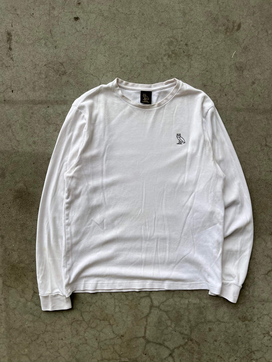(S/M) OVO White LS