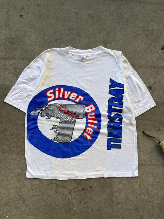 (2X) Vintage Coors Silver Bullet Tee