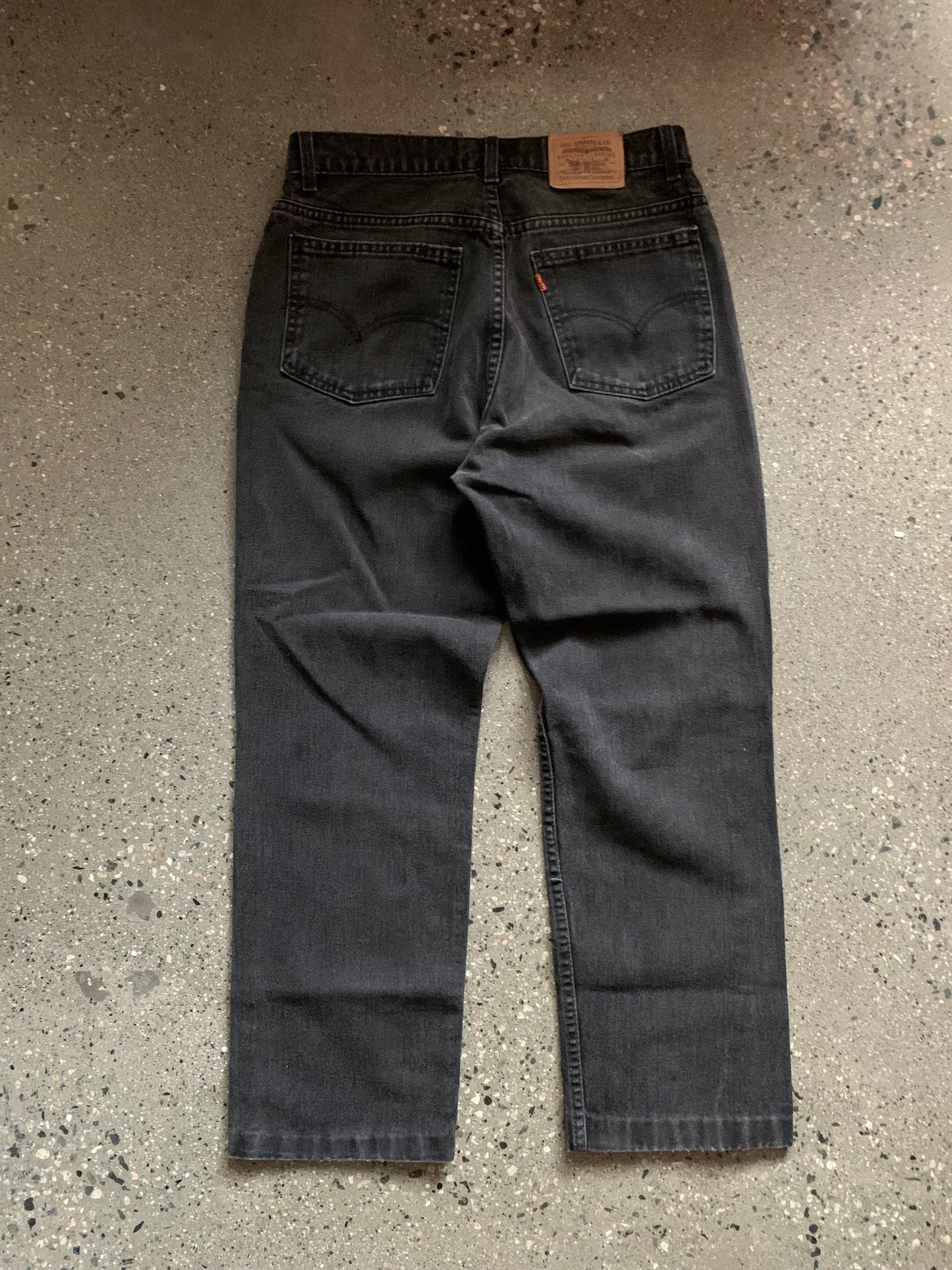 (32”) 90’s Sunfaded Orange Tabs