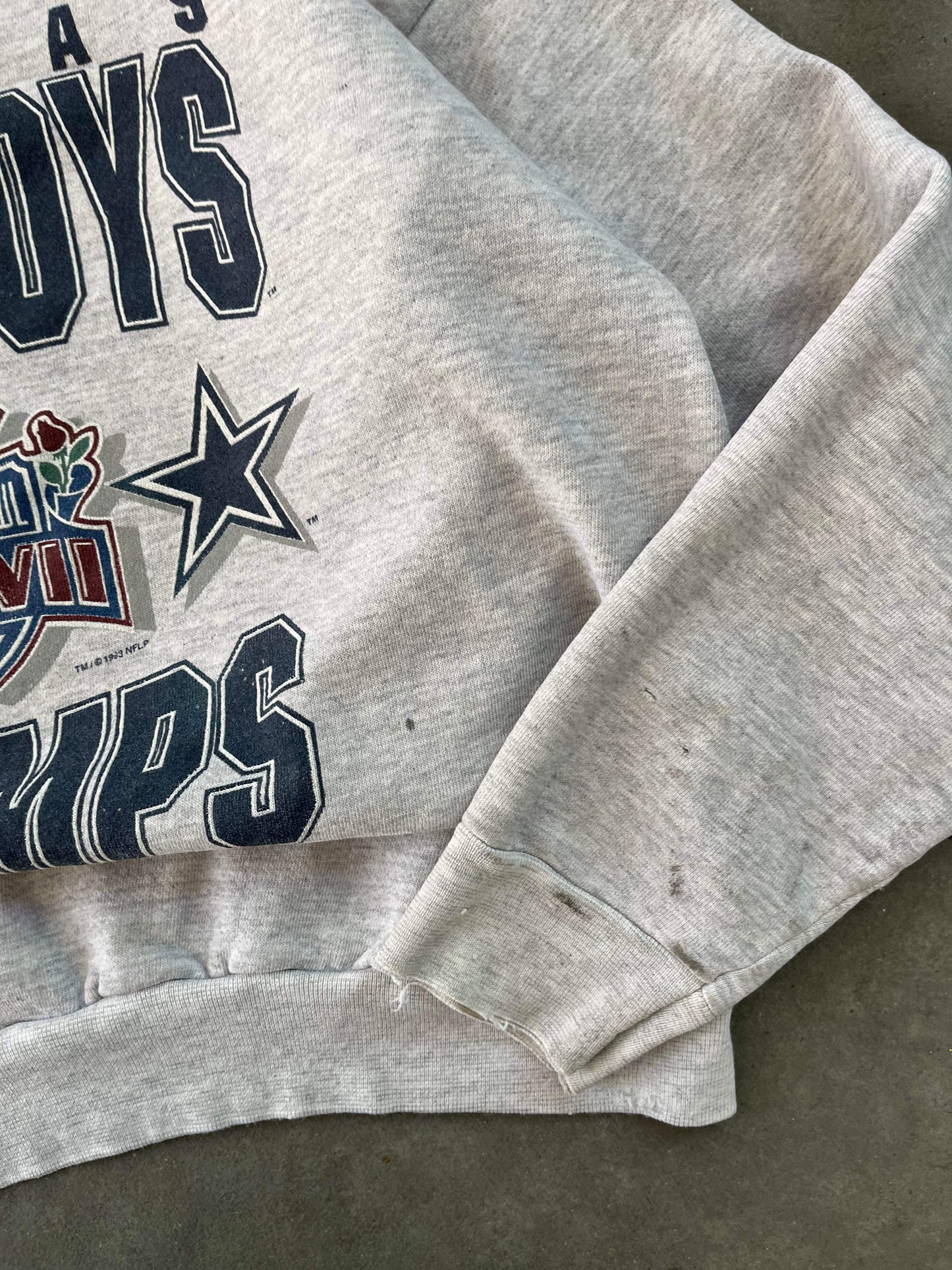 (S) 1993 Dallas Cowboys SB Champs Crewneck