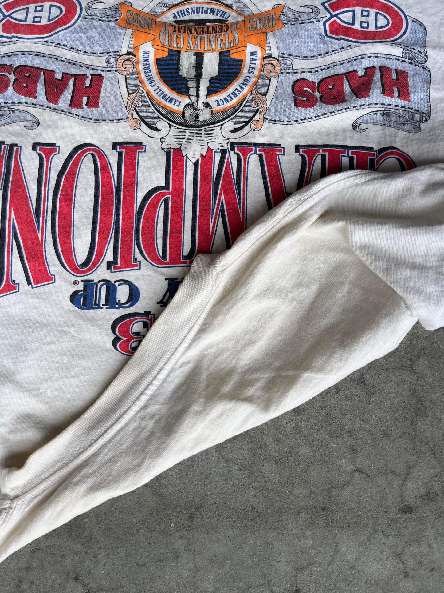 (XL/2X) 1993 Habs Champs Tee