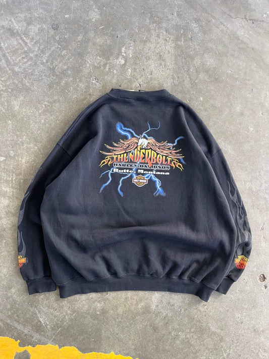 (2X) Harley Davidson Lightning & Eagle