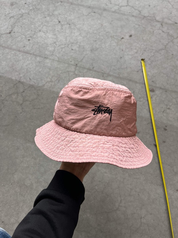 (OSFA) Stussy Pink Bucket Hat