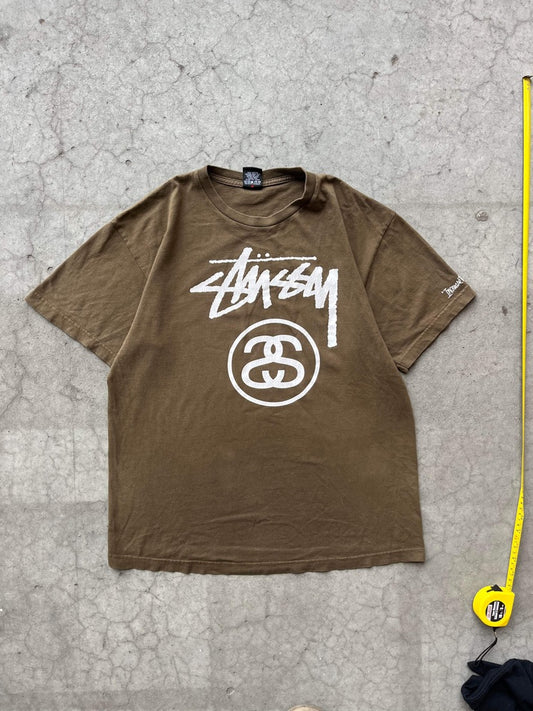 (L/XL) Early 2000s Stussy Script Tee