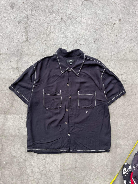 (S/M) Stussy Contrast Summer Button Up