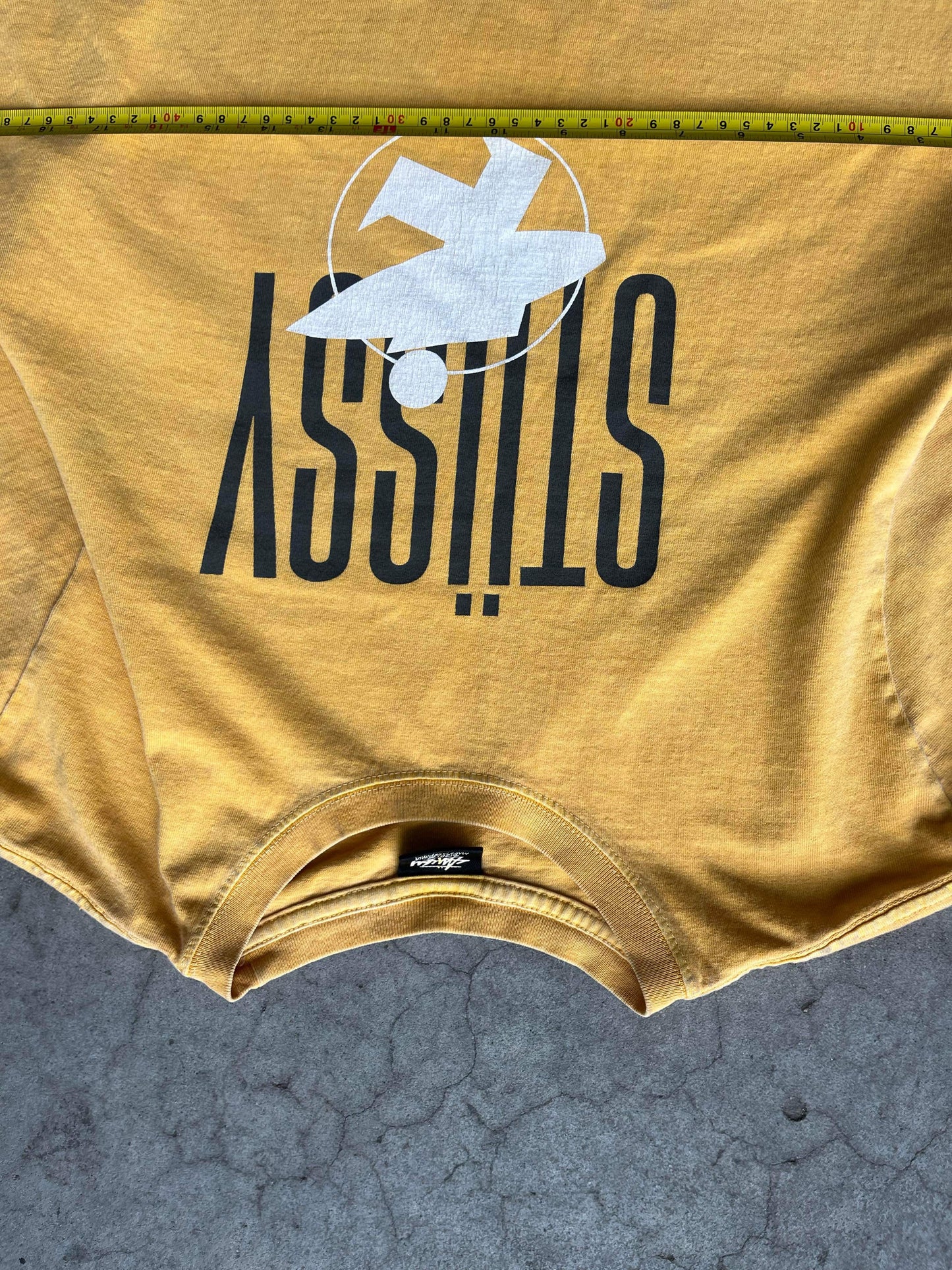 (M/L) Stussy Yellow Surf Tee