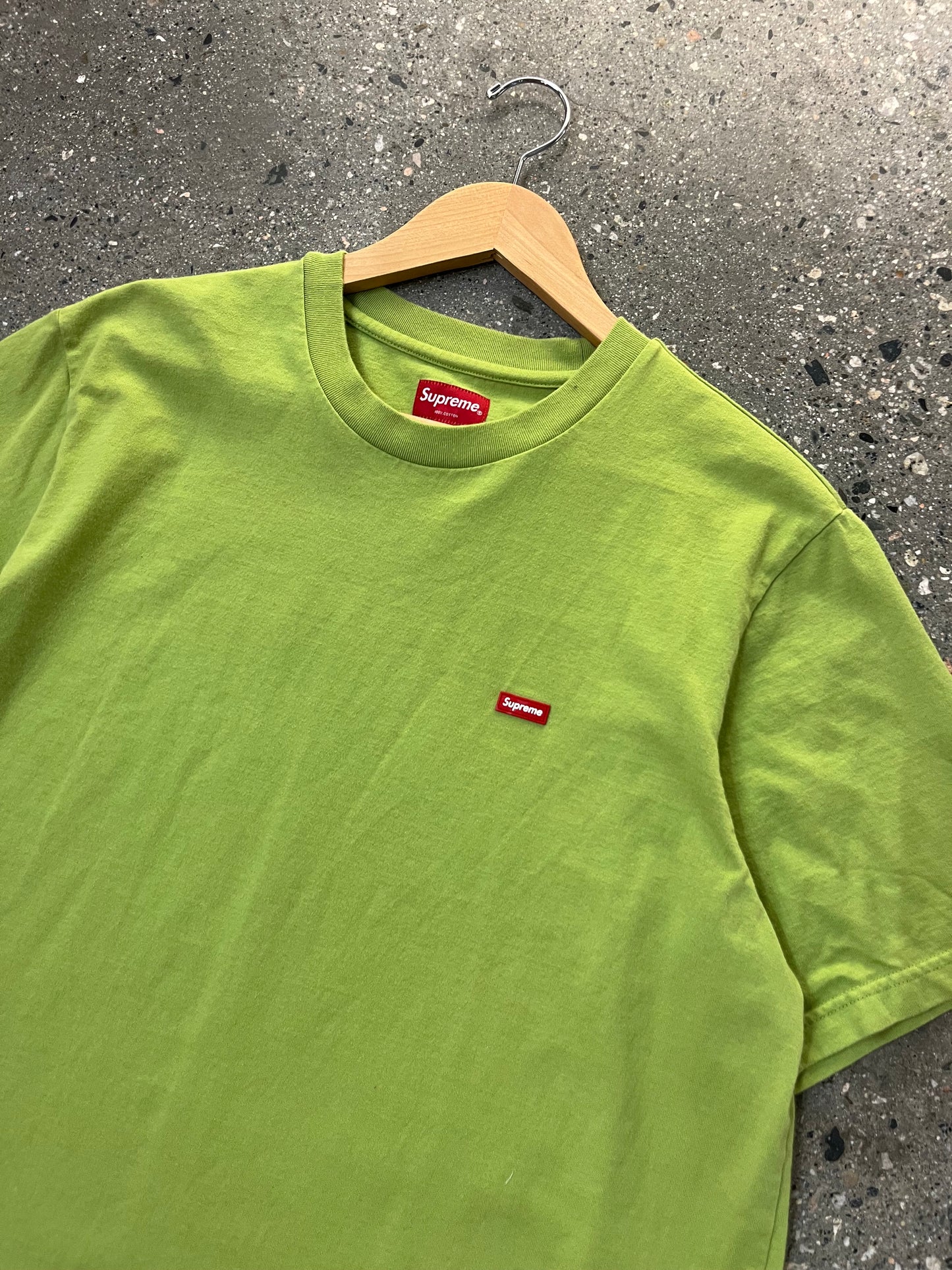 (L) Supreme Box Logo Green Tee