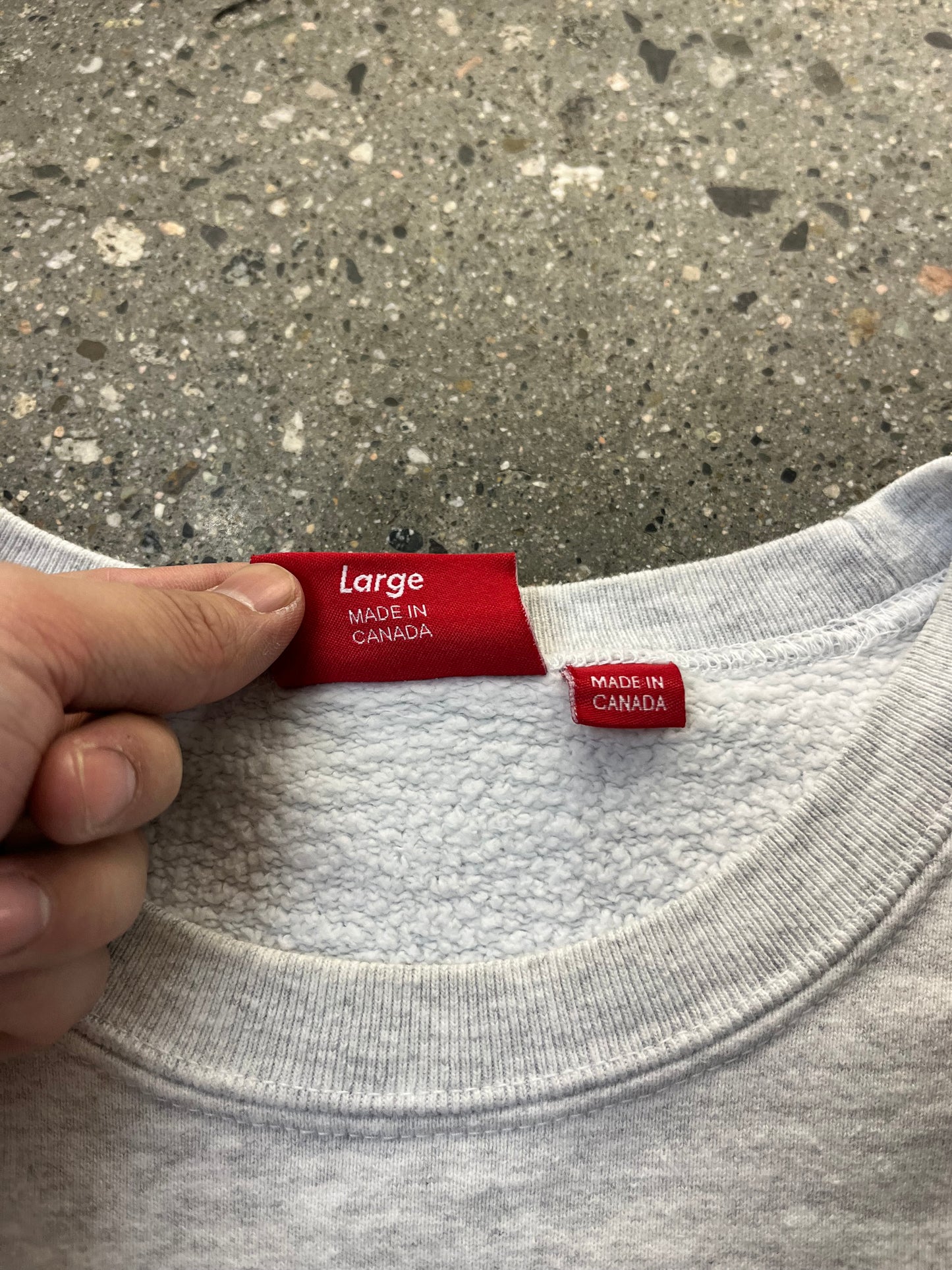 (L/XL) Supreme Thick Small Box Logo Sweater