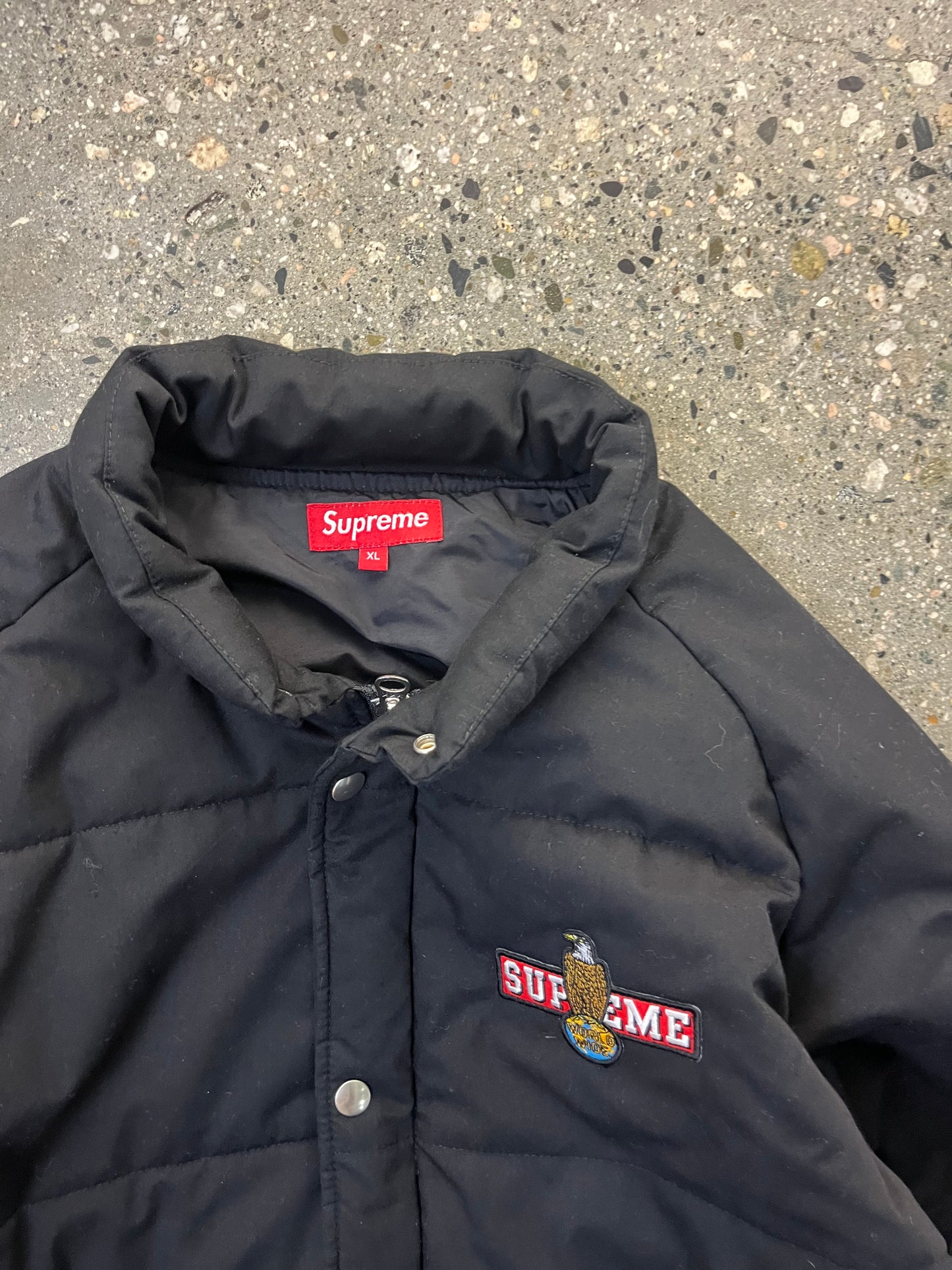 (XL) Supreme World Tour Puffer Jacket