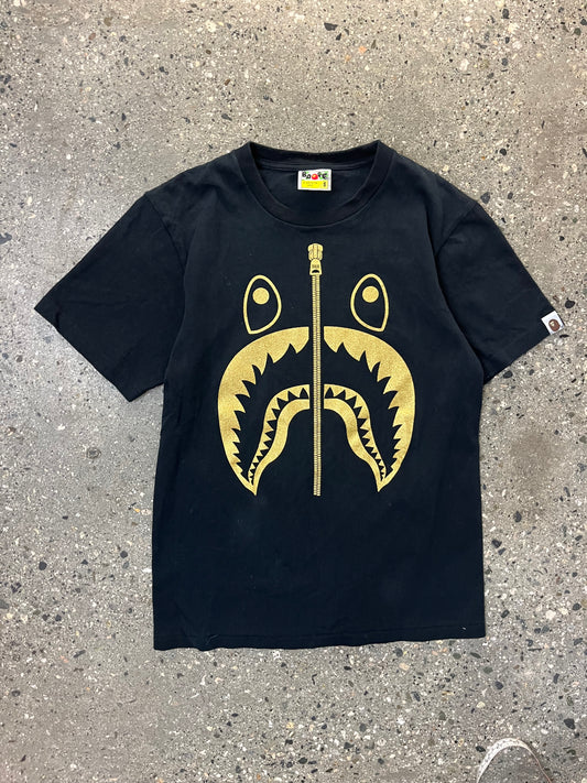 (S) Bape Shark Gold Tee