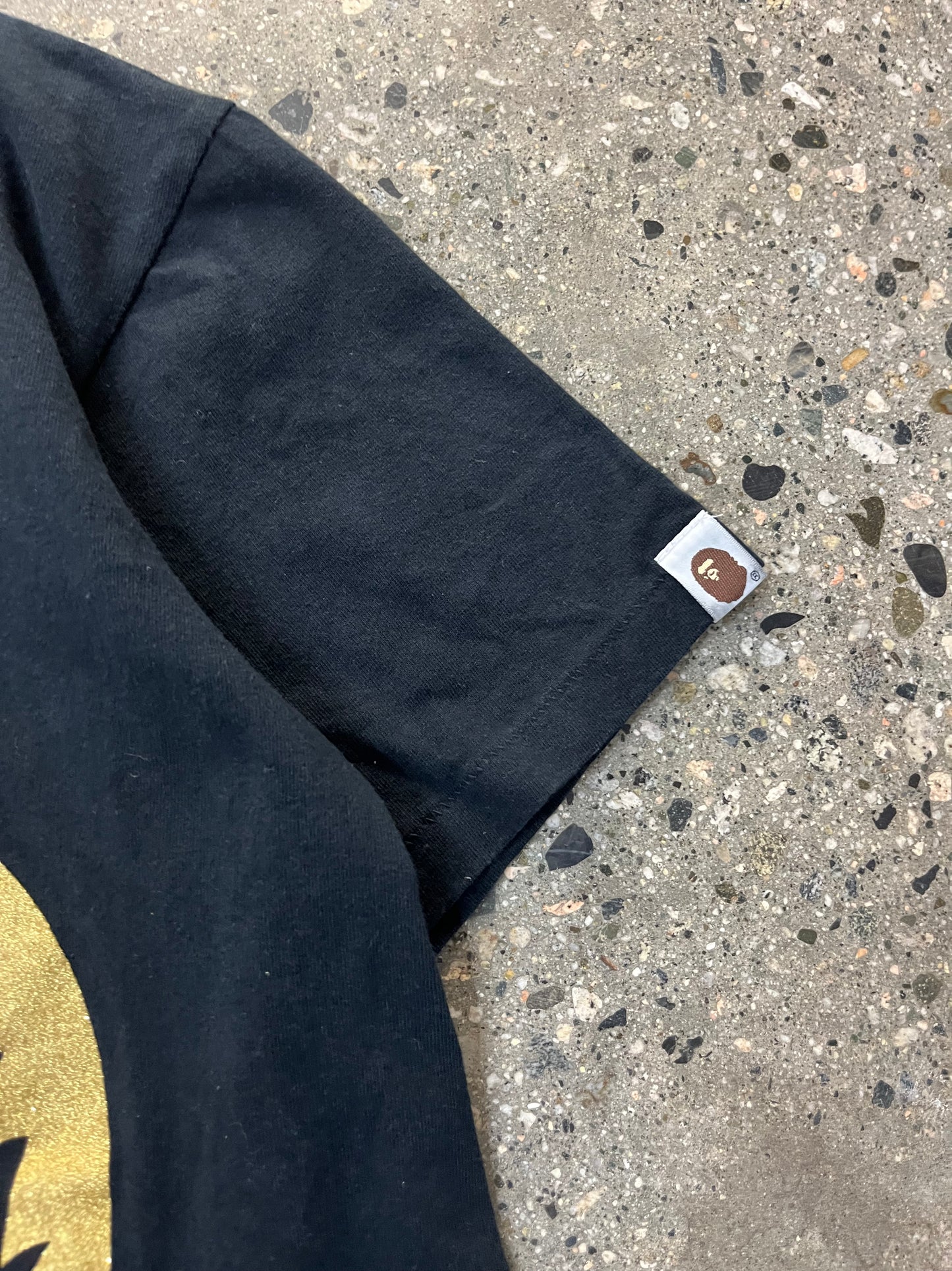 (S) Bape Shark Gold Tee
